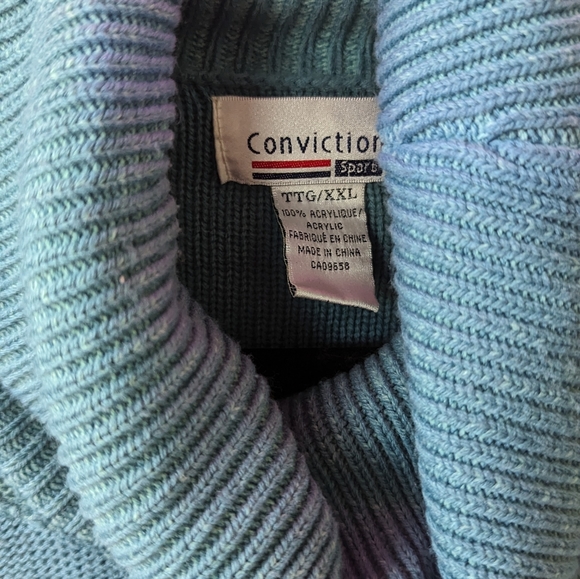 Vintage cowl neck sweater - fits as a L - Picture 4 of 6